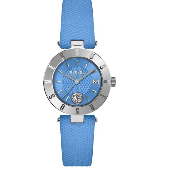 Versace Versus Blue + Steel Ladies 34mm Watch!
